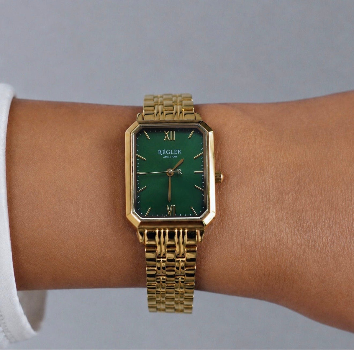 Régler Élégance Steel Gold - Green - RéglerRW2141130J