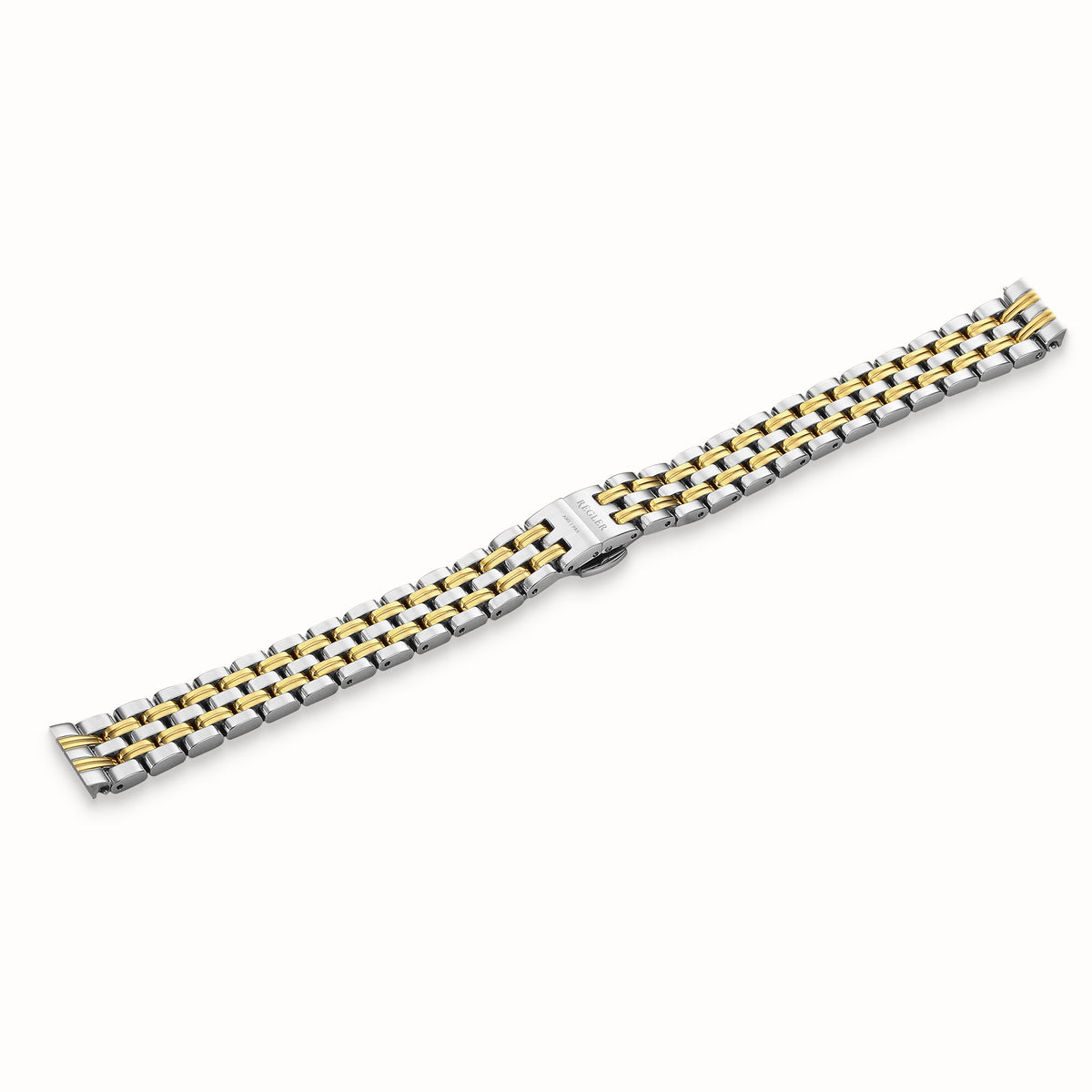 Régler Élégance Watch Strap Steel Bi-Colour Silver\Gold - RéglerRW30312