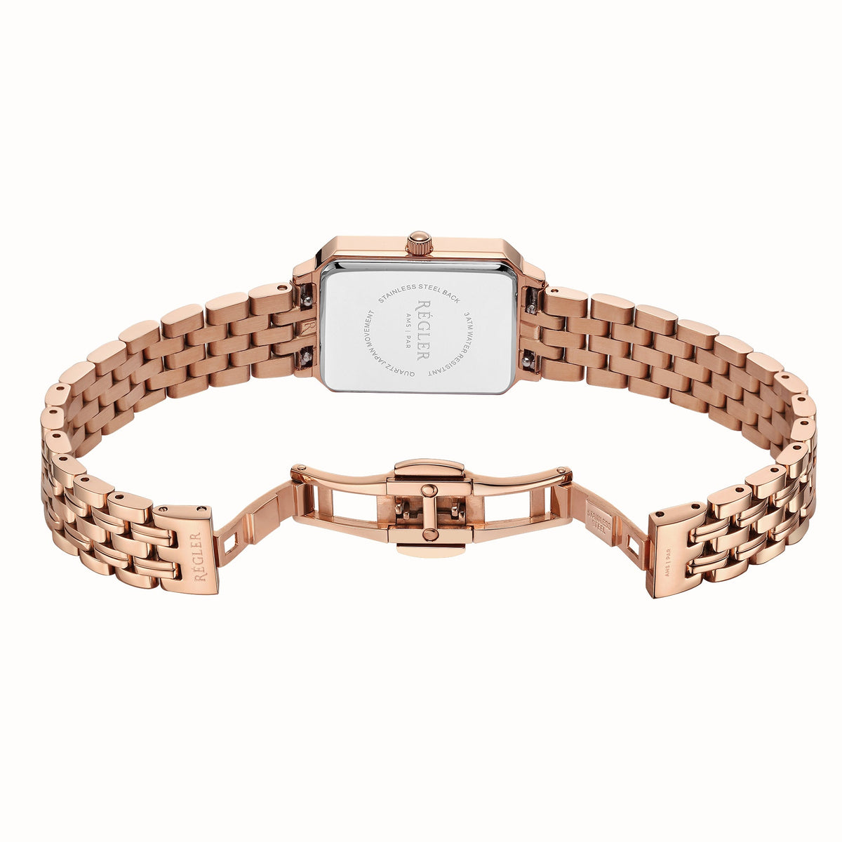Régler Élégance Watch Strap Steel Rose Gold - RéglerRW30412