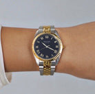 Régler Infinité Steel Bi-Colour Silver/Gold - Black - RéglerRW1124334J