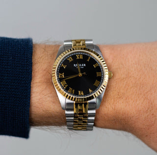 Régler Infinité Steel Bi - Colour Silver\Gold - Black - RéglerRW1124334J