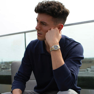 Régler Infinité Steel Bi - Colour Silver\Gold - Black - RéglerRW1124334J