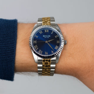 Régler Infinité Steel Bi - Colour Silver\Gold - Blue - RéglerRW1154234J