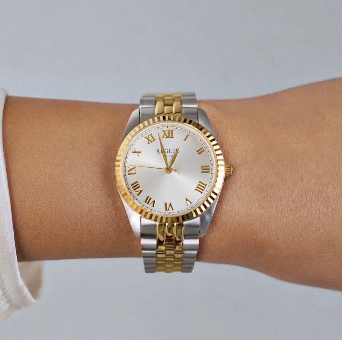 Régler Infinité Steel Bi-Colour Silver/Gold - Silver - RéglerRW1134234J