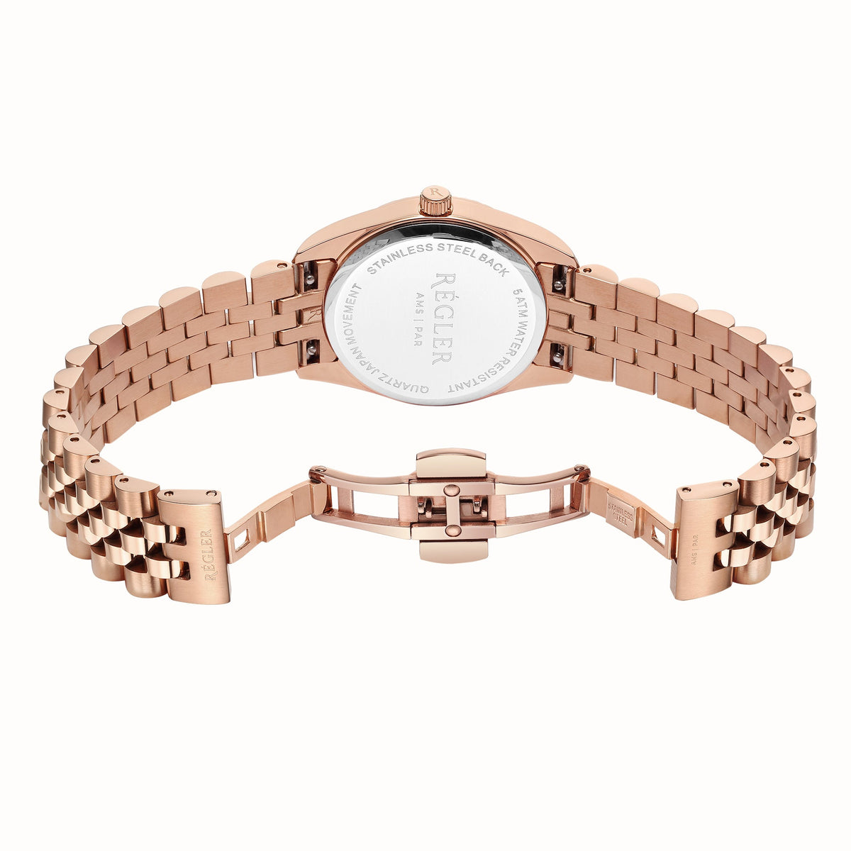 Régler Infinité Watch Strap Steel Rose Gold - RéglerRW34411
