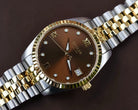 Régler Liberté Steel Bi-Colour Silver / Gold - Coffee - RéglerRW471234S
