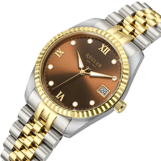 Régler Liberté Steel Bi - Colour Silver / Gold - Coffee - RéglerRW471234S