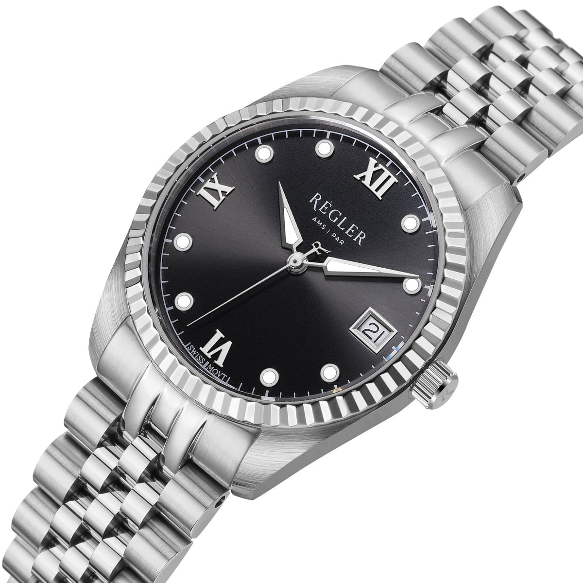 Régler Liberté Steel Silver - Black - RéglerRW422234S