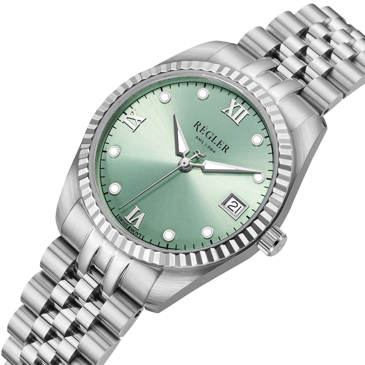 Régler Liberté Steel Silver - Pistache - RéglerRW482234S
